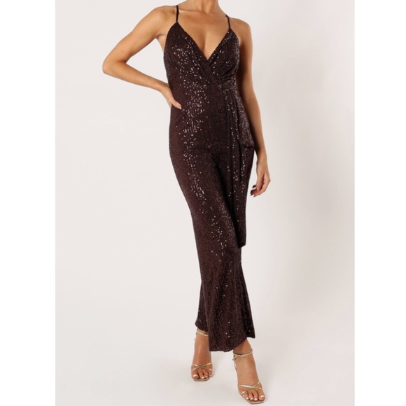 Petal&Pup | Monique Sequin Jumpsuit - Picture 3 of 7
